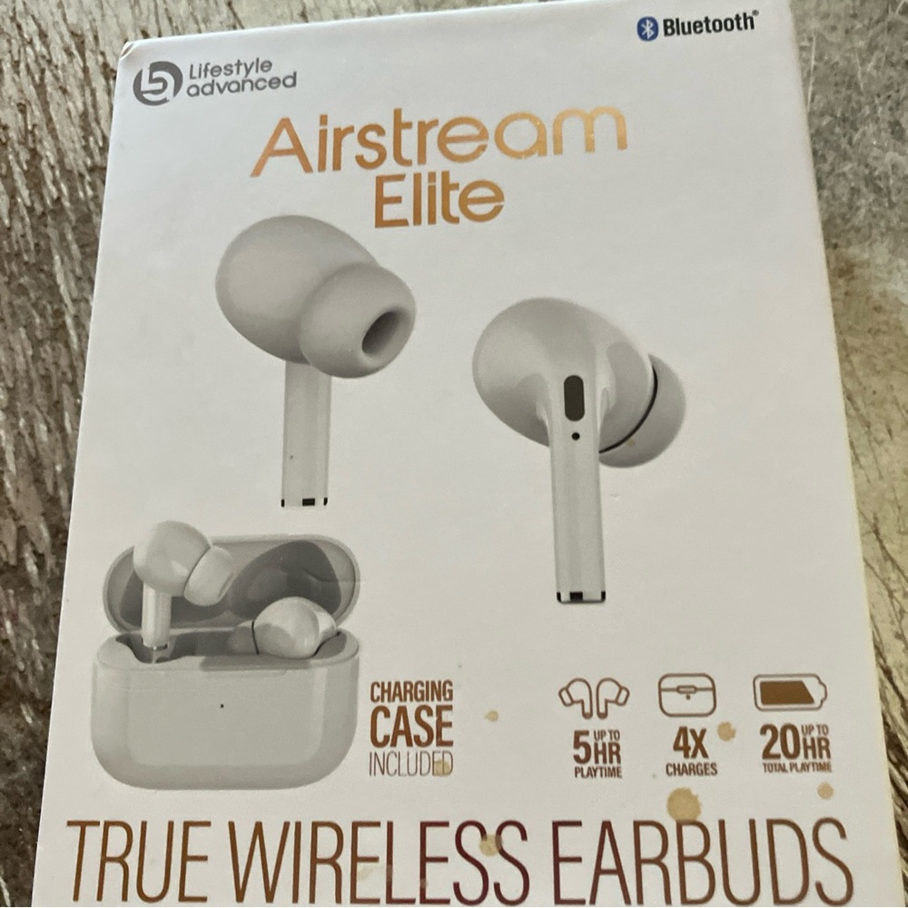 Lifestyle Advanced Airstream Elite True Wireless Earbuds - White